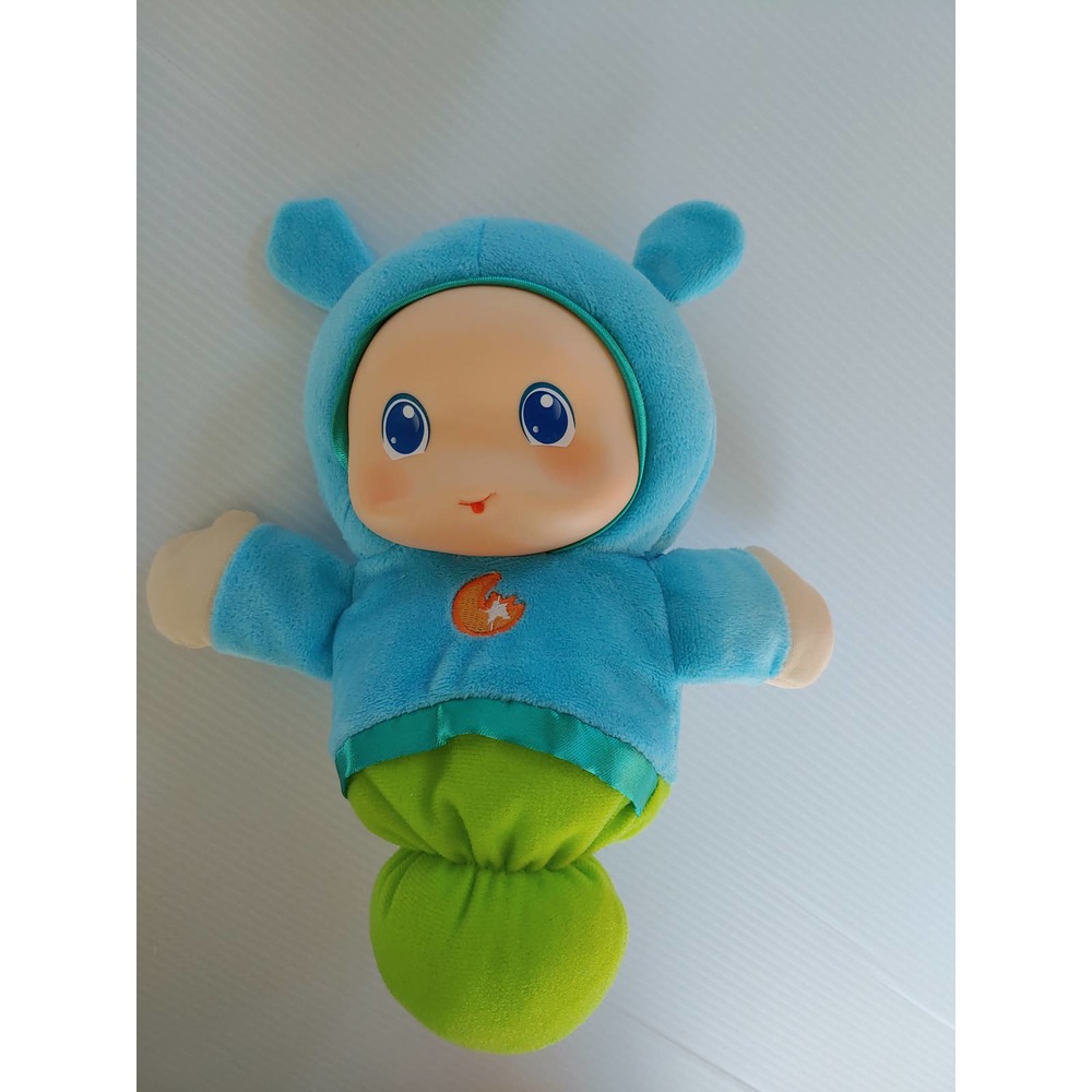 Fisher Price Lullaby Gloworm Blue Plush